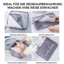 Laden Sie das Bild in den Galerie-Viewer, Set mit 7 Aufbewahrungstaschen für die Reise