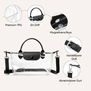 Transparente PVC-Handtasche