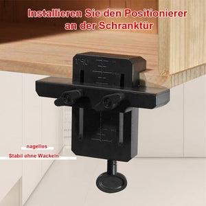 Positionierer für die Schranktürinstallation