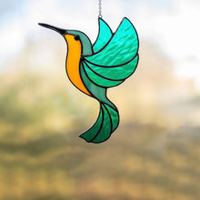 Laden Sie das Bild in den Galerie-Viewer, Farbenfrohe Kolibri-Windspiele aus Acryl
