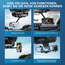 Laden Sie das Bild in den Galerie-Viewer, Multifunktionale drehbare Auto-Rückspiegel-Handyhalterung