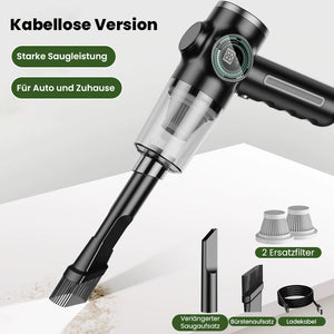 Kabelloser tragbarer Handstaubsauger mit starker Saugleistung
