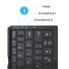 Laden Sie das Bild in den Galerie-Viewer, Bluetooth-Klapptastatur für Handy und Tablet