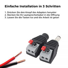 Laden Sie das Bild in den Galerie-Viewer, Lötfreie DC-Stecker