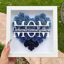 Laden Sie das Bild in den Galerie-Viewer, Muttertagsgeschenk Farbverlauf Blumenrahmen