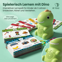 Laden Sie das Bild in den Galerie-Viewer, Dino-Lernkarten mit Vorlesestift