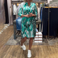 Laden Sie das Bild in den Galerie-Viewer, Buntes lässiges Alltagskleid für Frauen