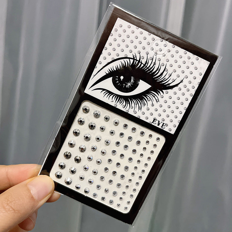 Gesicht  Strasssticker in verschiedenen Größen