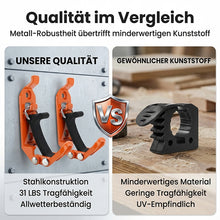 Laden Sie das Bild in den Galerie-Viewer, Zinklegierung Wandhalterung Multifunktionale Befestigungsklemme