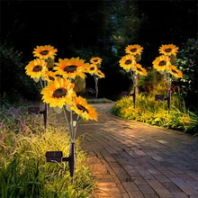 Laden Sie das Bild in den Galerie-Viewer, LED-Solar-Sonnenblumenlampe