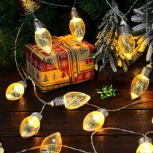 Laden Sie das Bild in den Galerie-Viewer, Weihnachten Vintage Dekor String Licht
