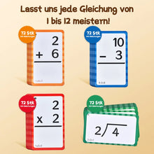 Laden Sie das Bild in den Galerie-Viewer, Mathe-Lernkarten und Pop-Fidget-Diagramm