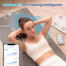 Laden Sie das Bild in den Galerie-Viewer, Smarte Bluetooth Körperfettwaage mit BMI