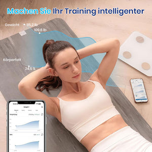 Smarte Bluetooth Körperfettwaage mit BMI