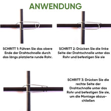 Laden Sie das Bild in den Galerie-Viewer, Kletternde kunststoffummantelte Stahlrohrverschraubungen
