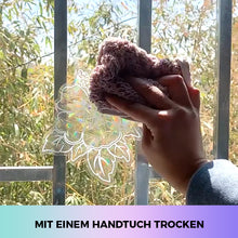 Laden Sie das Bild in den Galerie-Viewer, PVC Bunte Adsorptionsregenbogenglasfensteraufkleber, 6 Stk