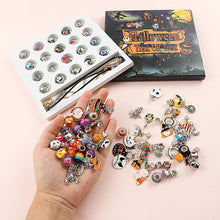 Laden Sie das Bild in den Galerie-Viewer, Halloween-Kinder-DIY-Armband mit großen Löchern und Perlen