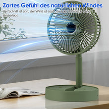 Laden Sie das Bild in den Galerie-Viewer, Tragbarer, zusammenklappbarer Ventilator