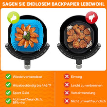 Laden Sie das Bild in den Galerie-Viewer, Hitzebeständige Silikon-Backform für Heißluftfritteusen
