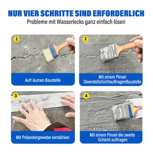 Wasserdichte Beschichtung zur Leckreparatur