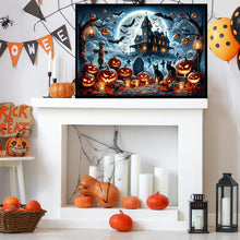 Laden Sie das Bild in den Galerie-Viewer, Halloween Gruseliges Kürbis-Puzzle