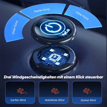 Laden Sie das Bild in den Galerie-Viewer, Mini-USB-Autoventilator mit zwei Köpfen