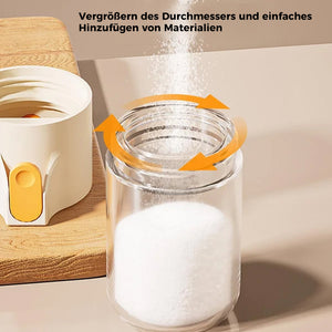 Salzstreuer Gewürzspender mit verstellbarem Einfüllstutzen