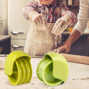 Runder Pizzaroller mit Drehung