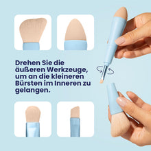 Laden Sie das Bild in den Galerie-Viewer, Multifunktionale tragbare Kosmetikbürste