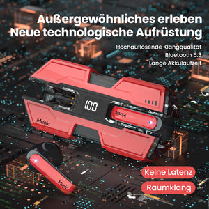 Kabelloses Headset mit semi-in-ear Design