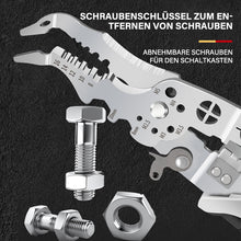 Laden Sie das Bild in den Galerie-Viewer, Professionelle Multifunktions-Abisolierzange mit Winkel