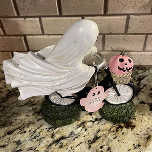 Geisterreitendes Fahrradornament, Halloween-Dekoration