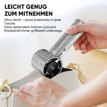 Laden Sie das Bild in den Galerie-Viewer, Sakerplus Premium Handventilator mit Turbo-Luftstrom &amp; Akku
