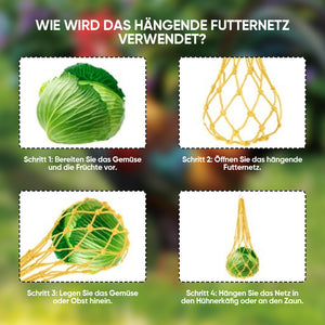 Netze für die Fütterung von Geflügel