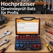 Laden Sie das Bild in den Galerie-Viewer, Gewindeprüfer-Set aus Aluminium