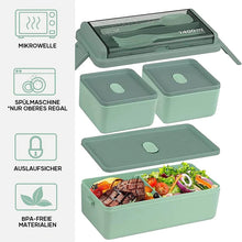 Laden Sie das Bild in den Galerie-Viewer, Tragbare doppellagige Lunchbox