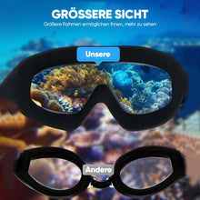 Laden Sie das Bild in den Galerie-Viewer, Weitwinkel-Schwimmbrille mit Antibeschlag-Effekt