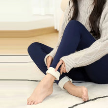 Laden Sie das Bild in den Galerie-Viewer, Fleece-Leggings mit hoher Taille