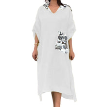 Laden Sie das Bild in den Galerie-Viewer, Fischschuppenkleid mit Kapuze und Pailletten