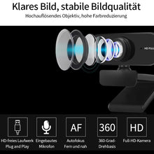 Laden Sie das Bild in den Galerie-Viewer, Full HD-Computer-Webcam