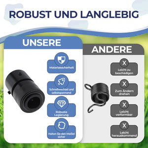 Selbstsicherndes Gelenk der Luftschaufel