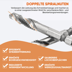 6-teiliges metrisches Gewindebohrer-Set