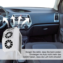 Laden Sie das Bild in den Galerie-Viewer, Solarbetriebener Fahrzeugabluftventilator