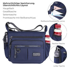 Laden Sie das Bild in den Galerie-Viewer, Herren Umhängetasche mit mehreren Taschen