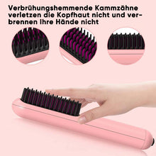 Laden Sie das Bild in den Galerie-Viewer, Kabelloser Negativ-Ionen-Haarglättungskamm