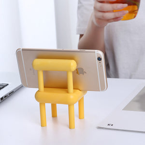 Handyhalter in Stuhlform