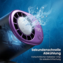 Laden Sie das Bild in den Galerie-Viewer, 360° drehbarer halb-kühlender Clip-Ventilator