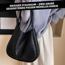 Laden Sie das Bild in den Galerie-Viewer, Retro großer Kapazitäts-Strick-Tote