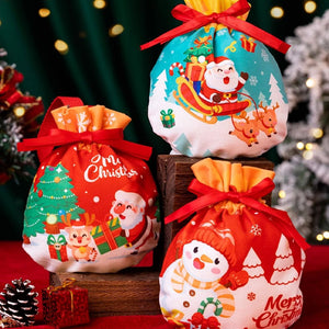 Weihnachtliche Apfel-Geschenktüte