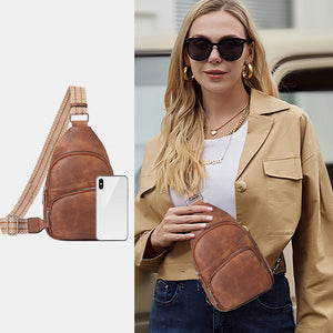 Brusttasche aus Kunstleder